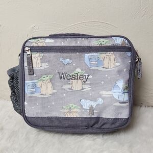 PBK Star Wars Lunchbox Baby Yoda Mongrammed WESLEY